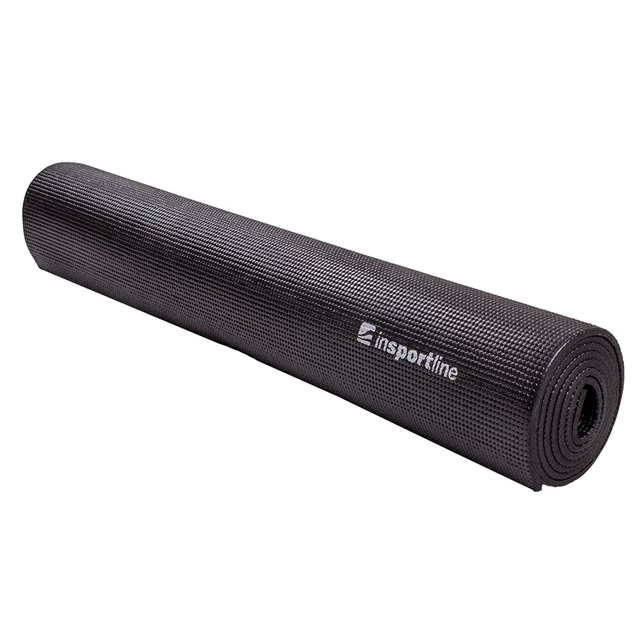 Ochranná podložka pod eliptický trenažér inSPORTline 160x80x0,6 cm - čierna