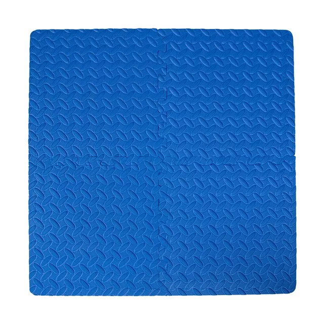 Puzzle podložka inSPORTline Famkin (12 dielov, 18 okrajov) - 2.akosť - čierna