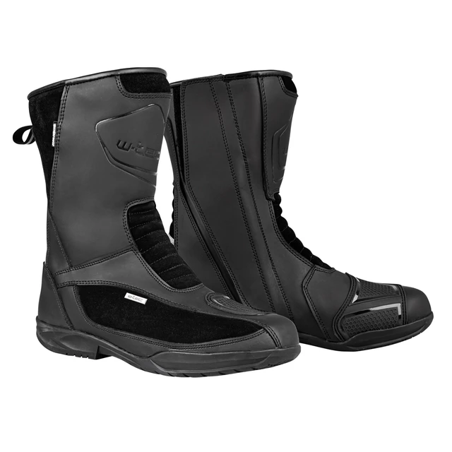 Moto topánky W-TEC Glosso - čierna - čierna