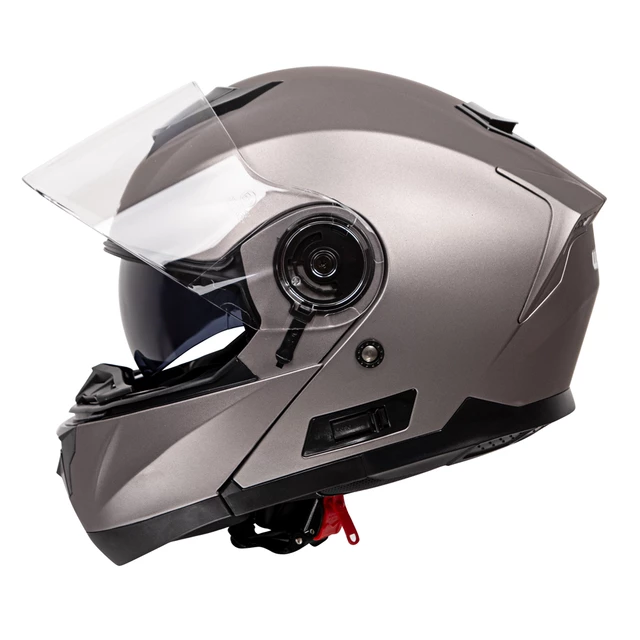 Výklopná moto prilba W-TEC Lanxamo - Matt Black