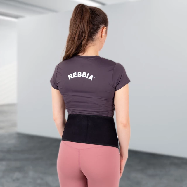 Neoprénový pás inSPORTline Waistup - čierna