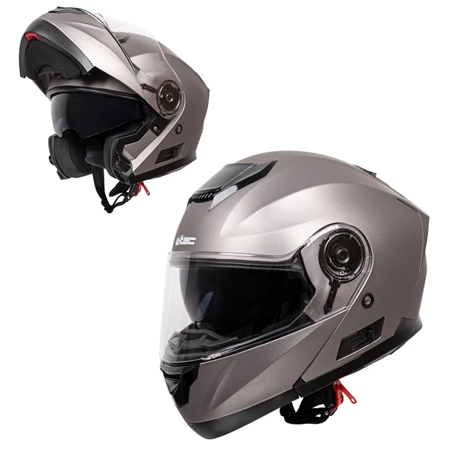 Výklopná moto prilba W-TEC Lanxamo - 2. akosť