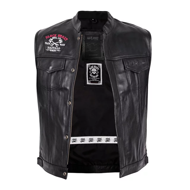 Moto vesta W-TEC Black Heart Rumbler II - čierna