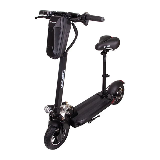Elektrická kolobežka W-TEC Tenmark III 10" - model 2025 so sedadlom a taškou - čierna