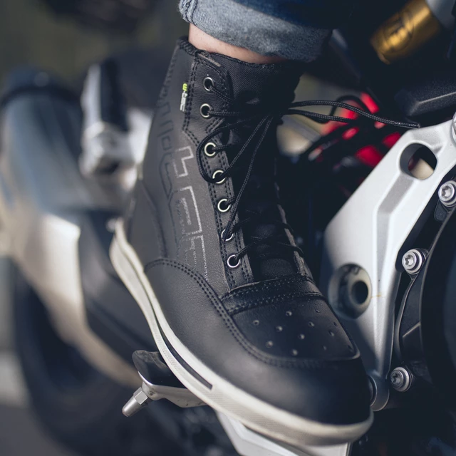 Moto topánky W-TEC Culabus - čierna-fluo