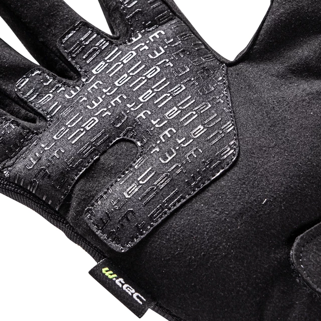 Moto rukavice W-TEC Black Heart Piston Skull - čierna