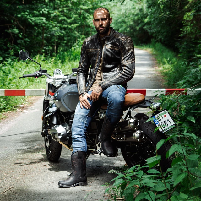Moto topánky W-TEC Wakero - 2. akosť - čierna
