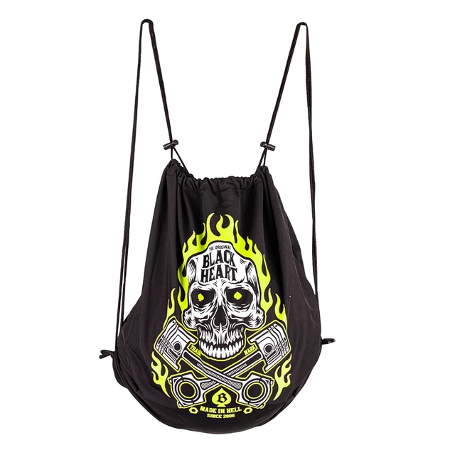 Moto prilba W-TEC Black Heart Kustom - Skull, čierna lesk