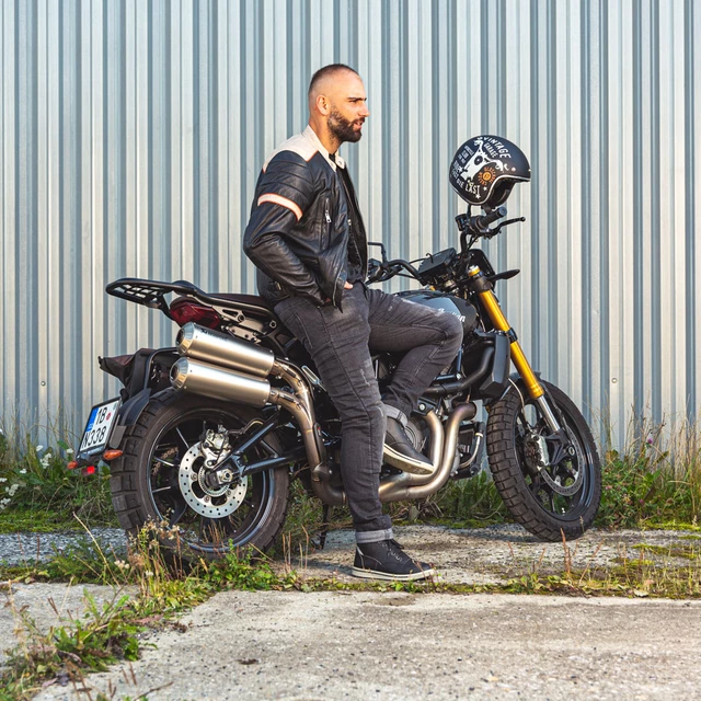 Moto prilba W-TEC Café Racer - 2.akosť - Vintage Stock