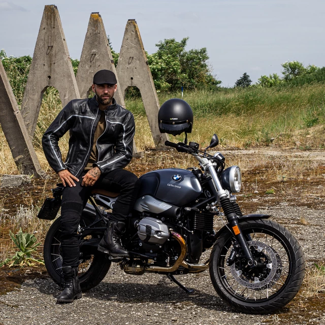 Moto topánky W-TEC Feasel - čierna