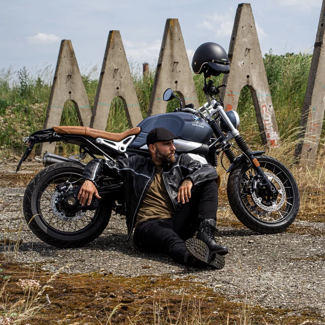 Moto topánky W-TEC Feasel - čierna