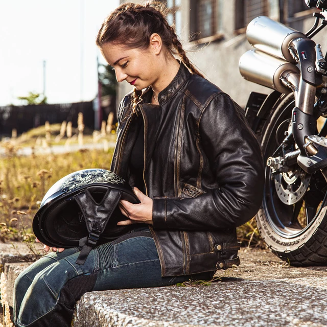 Moto prilba W-TEC Black Heart Rednut - Motorcycle/Matt Black