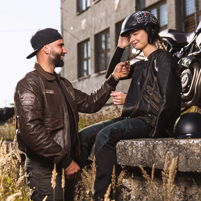 Moto prilba W-TEC Black Heart Rednut - Motorcycle/Matt Black