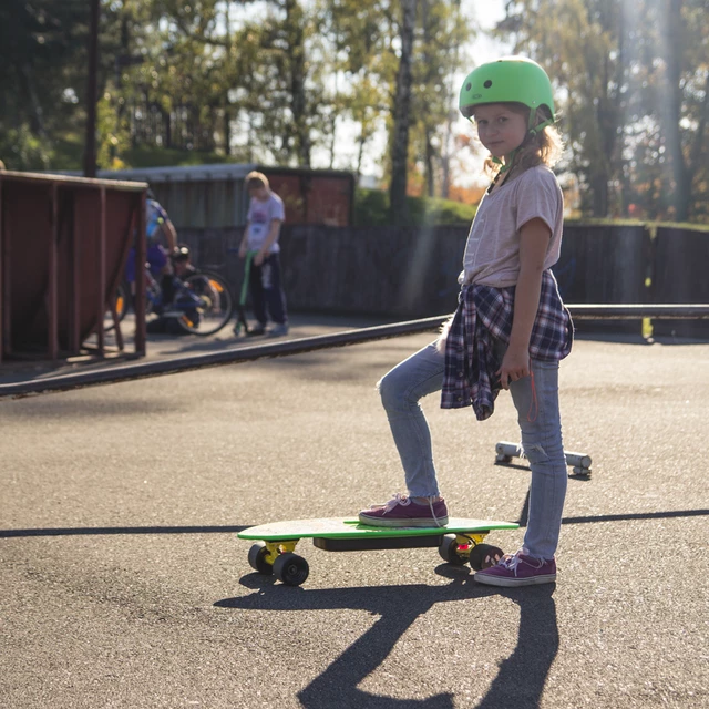 Elektrický longboard WORKER Smuthrider - 2. akosť - žlto-zelená