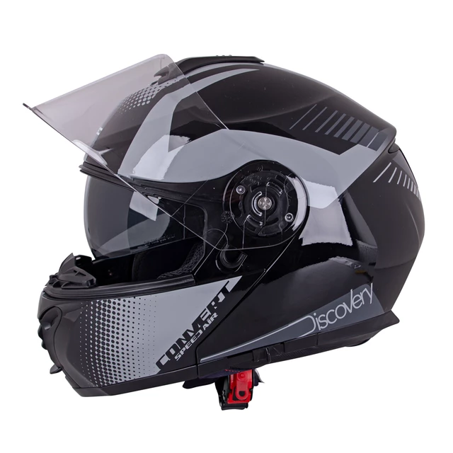 Výklopná moto prilba W-TEC FS-907 P/J - Black Matt