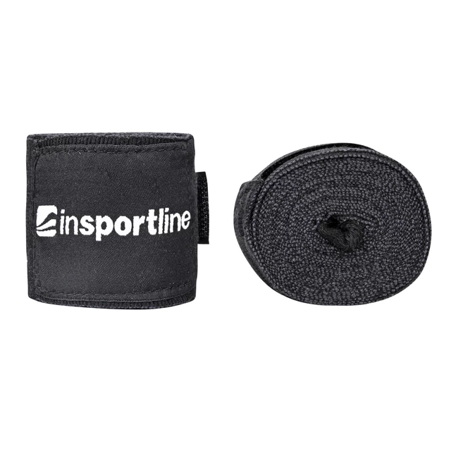 Boxerská bandáž inSPORTline Envolto 350 cm - čierna