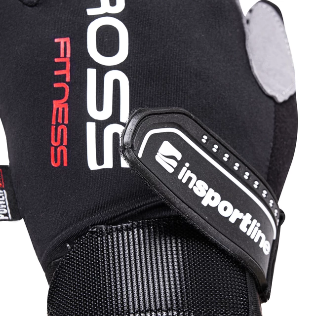 Fitness rukavice inSPORTline Freso - čierno-červená