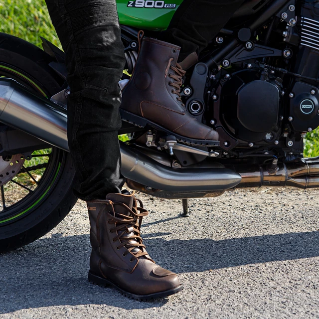 Pánske moto jeansy W-TEC Aredator - 2. akosť - čierna
