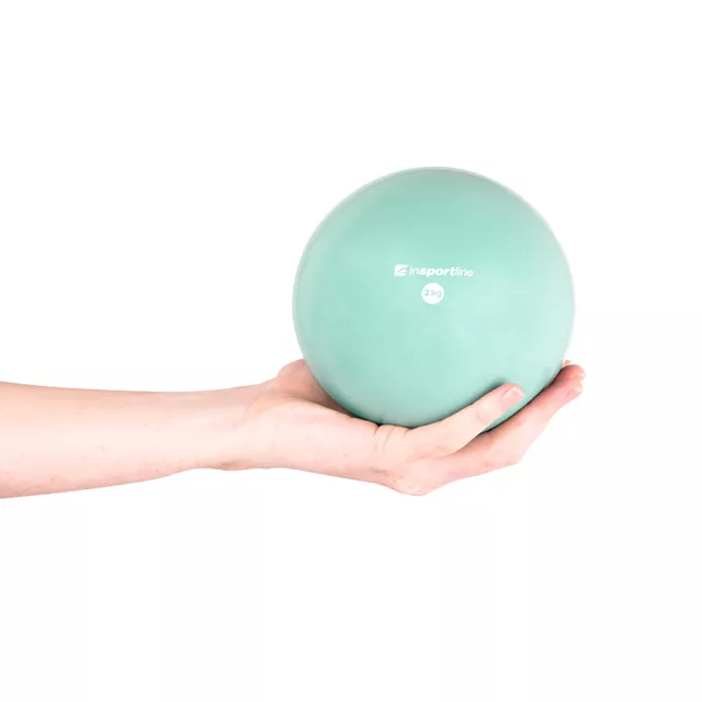 Joga lopta inSPORTline Yoga Ball 2 kg - ružová