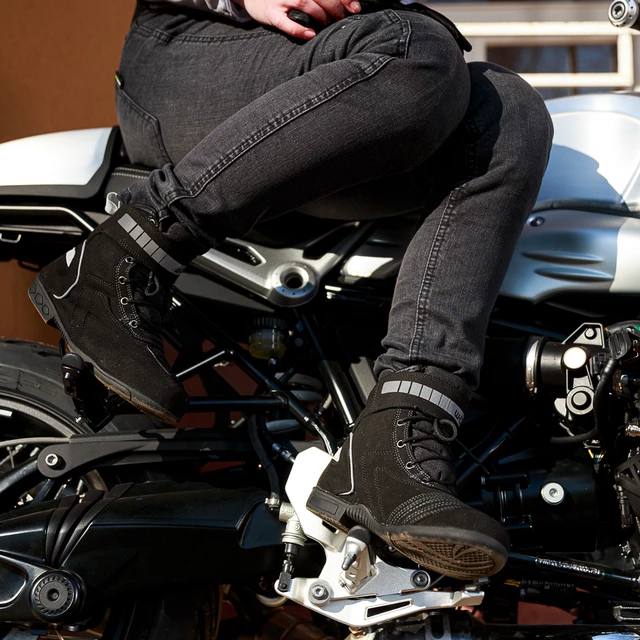 Moto topánky W-TEC Sixtreet - čierno-šedá