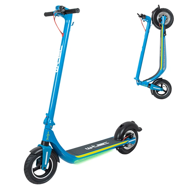 Elektrická kolobežka W-TEC Dalfin 10" - 2.akosť - modrá - modrá