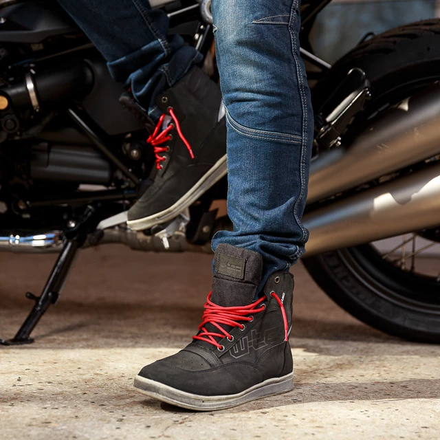 Moto topánky W-TEC Kostow - 2.akosť - čierna