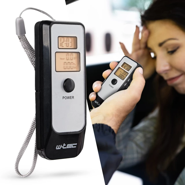 Alkohol tester W-TEC Spiriter - čierna - čierna