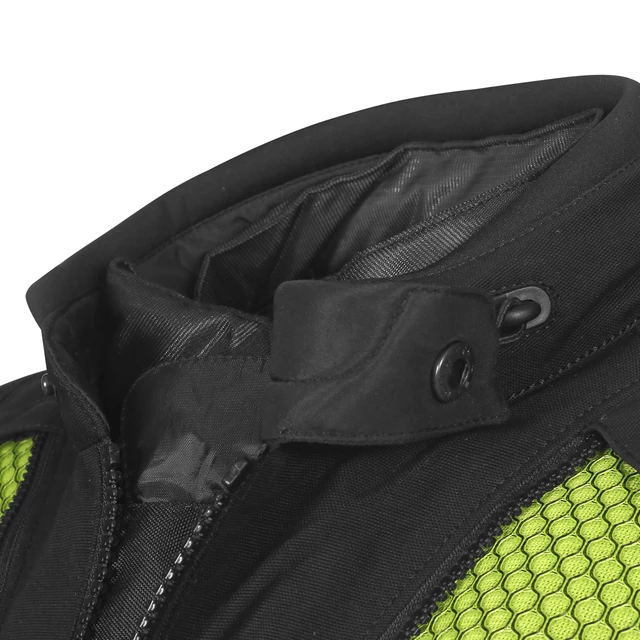 Moto bunda W-TEC Aircross - čierno-zlatá