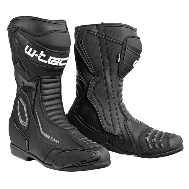 Moto topánky W-TEC Rison - čierna - čierna