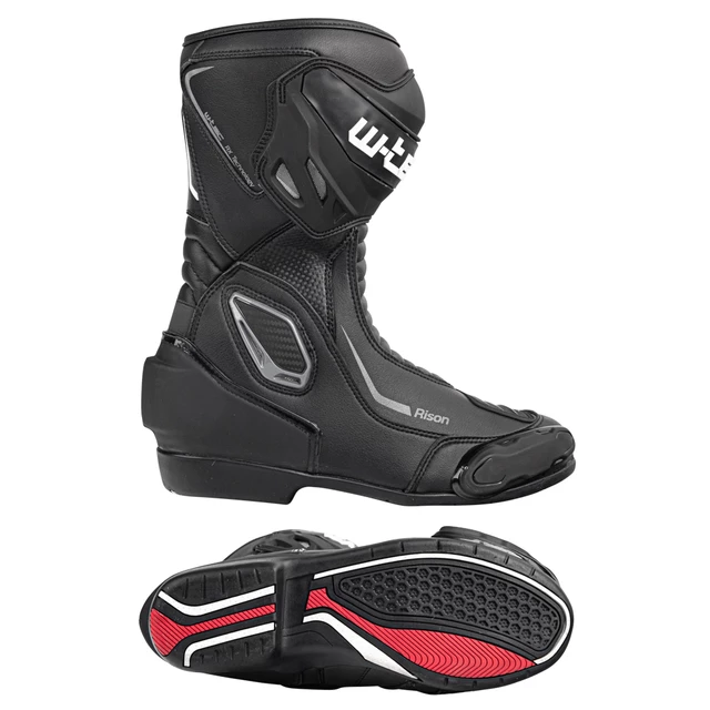 Moto topánky W-TEC Rison - čierna