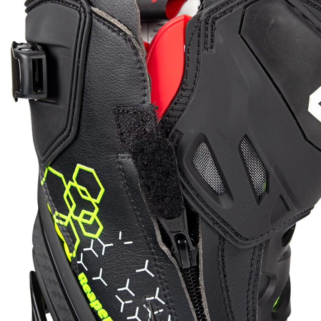 Pánske moto topánky W-TEC Reaper - čierno-zelená