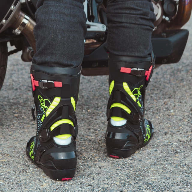Pánske moto topánky W-TEC Reaper - čierno-zelená