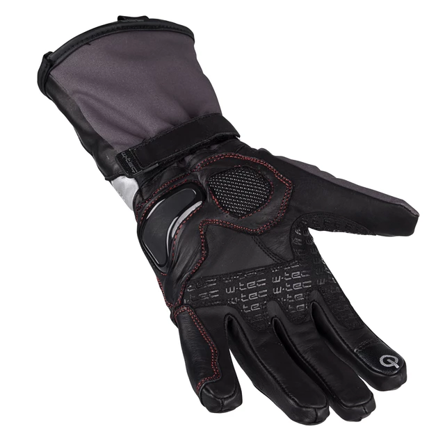 Moto rukavice W-TEC Kaltman - čierno-šedá