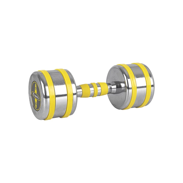 Chrómové činky inSPORTline Yellsteel 5-14 kg