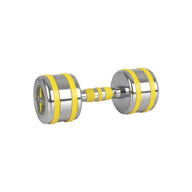 Chrómové činky inSPORTline Yellsteel 5-14 kg
