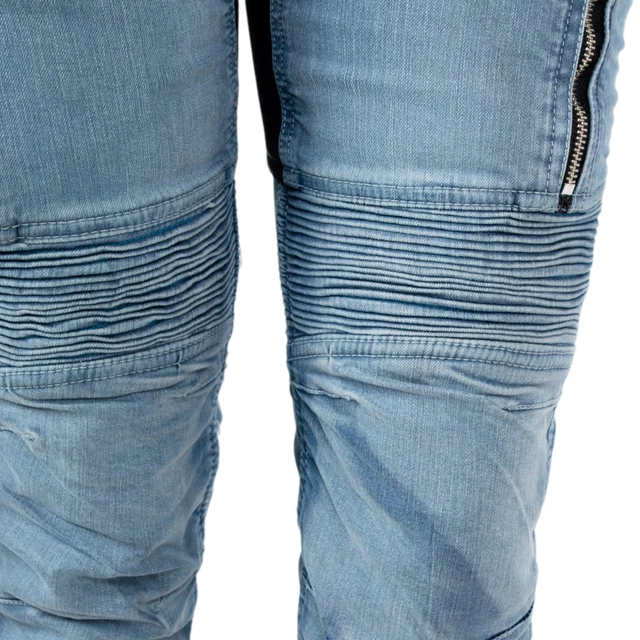 Dámske moto jeansy W-TEC Grandea EVO - modrá