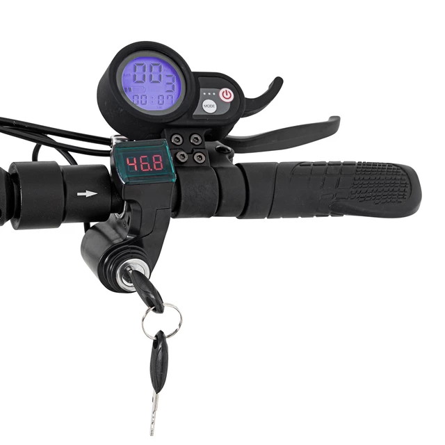 Elektrická kolobežka W-TEC Skootie Pro II 8" so sedlom - 2.akosť - modrá