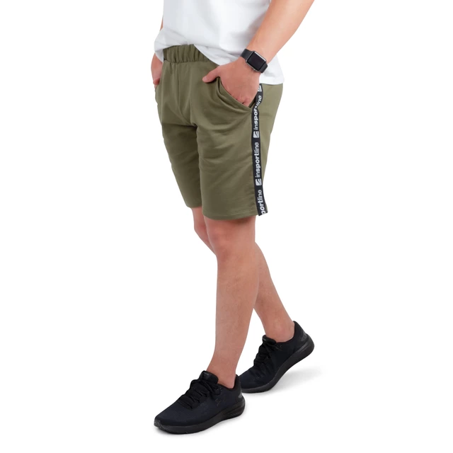 Pánske teplákové kraťasy inSPORTline Easystrap - čierna