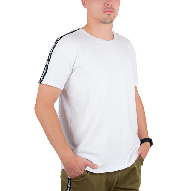 Pánske tričko inSPORTline Overstrap - biela