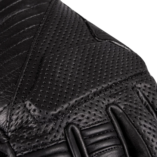 Kožené moto rukavice W-TEC Brillanta - čierna