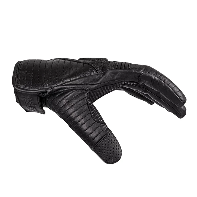 Kožené moto rukavice W-TEC Brillanta - čierna