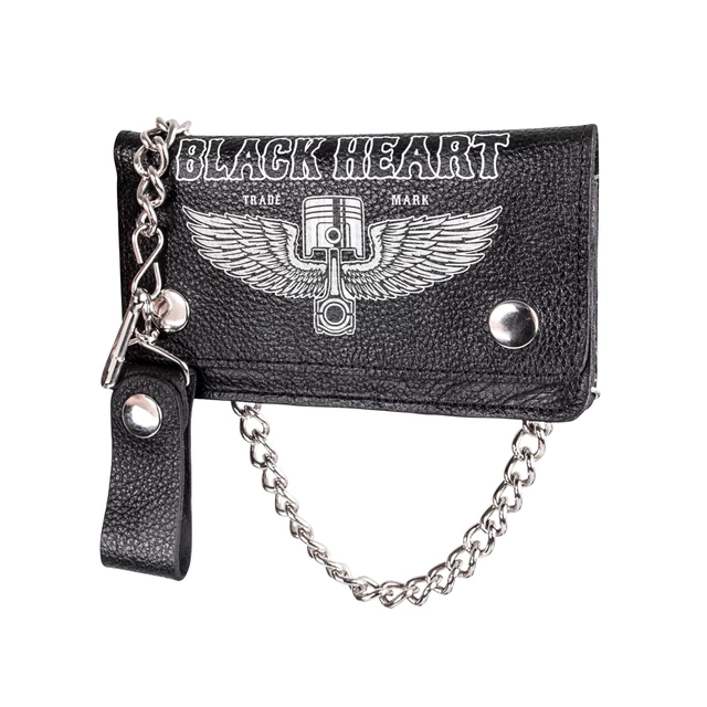 Peňaženka Black Heart Rahakot Black