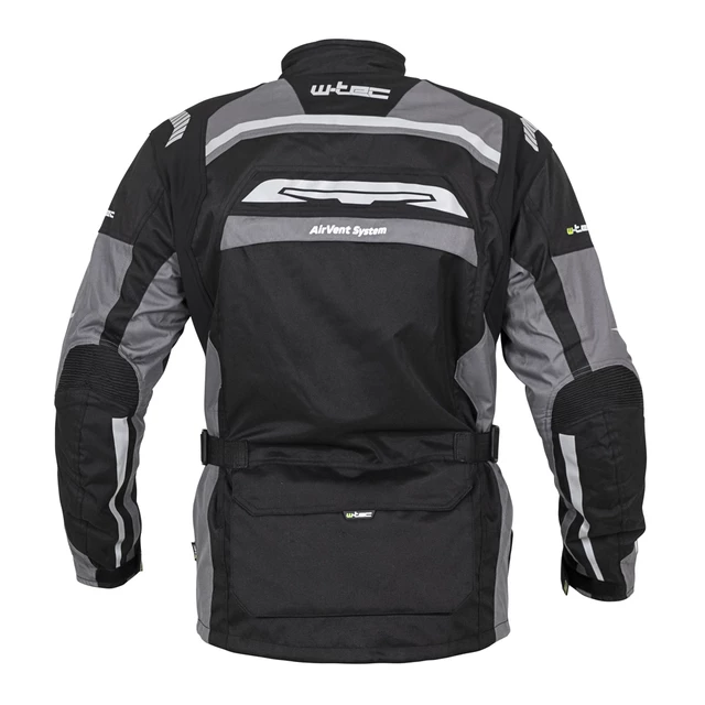 Pánska moto bunda W-TEC Burdys Evo - čierno-šedá
