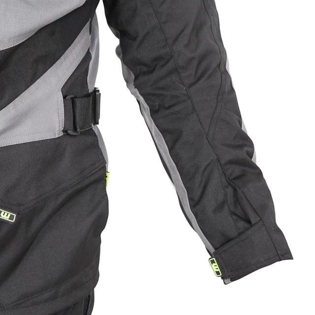 Pánska moto bunda W-TEC Burdys Evo - čierno-šedá