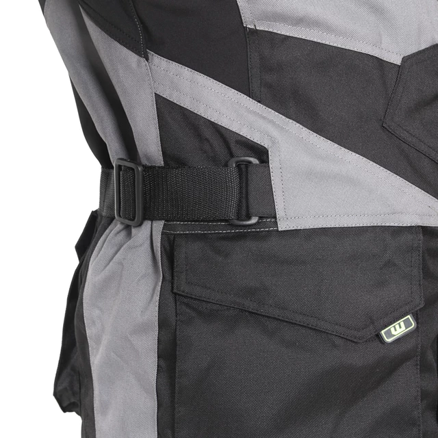 Pánska moto bunda W-TEC Burdys Evo - čierno-šedá