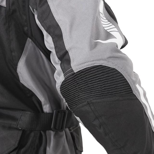 Pánska moto bunda W-TEC Burdys Evo - čierno-šedá