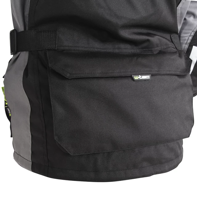 Pánska moto bunda W-TEC Burdys Evo - čierno-šedá