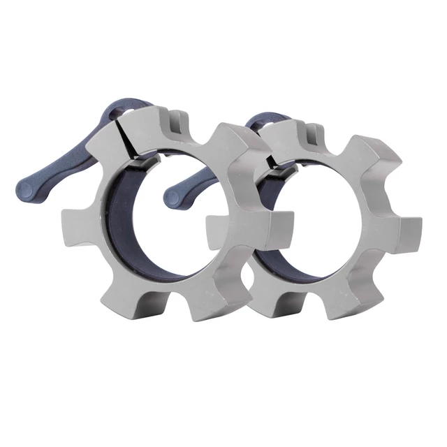Set olympijských hliníkových objímok inSPORTline CL-21 50mm - strieborná - strieborná