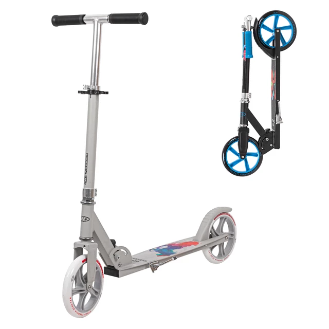 Kolobežka WORKER Molden - šedo-červená - šedo-červená