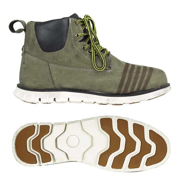 Moto topánky W-TEC Exetero Olive - 2. akosť - olivovo zelená
